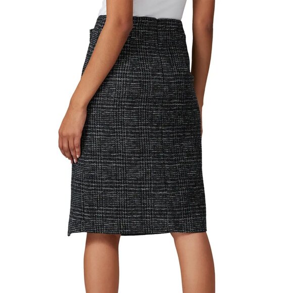 Club Monaco Cutaway Pencil Skirt with slit size 0 - Picture 2 of 4